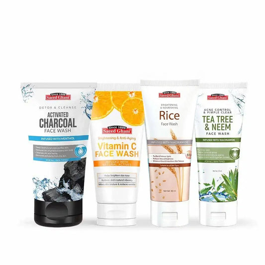 Bundle of 4 Face Washes 50ml