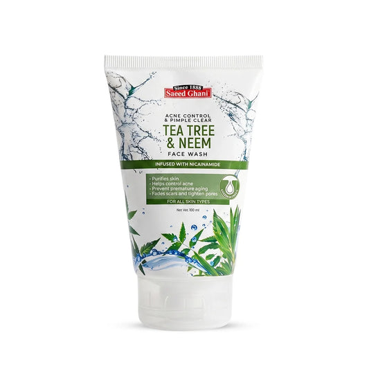Tea Tree & Neem Acne Control & Pimple Clear Face Wash