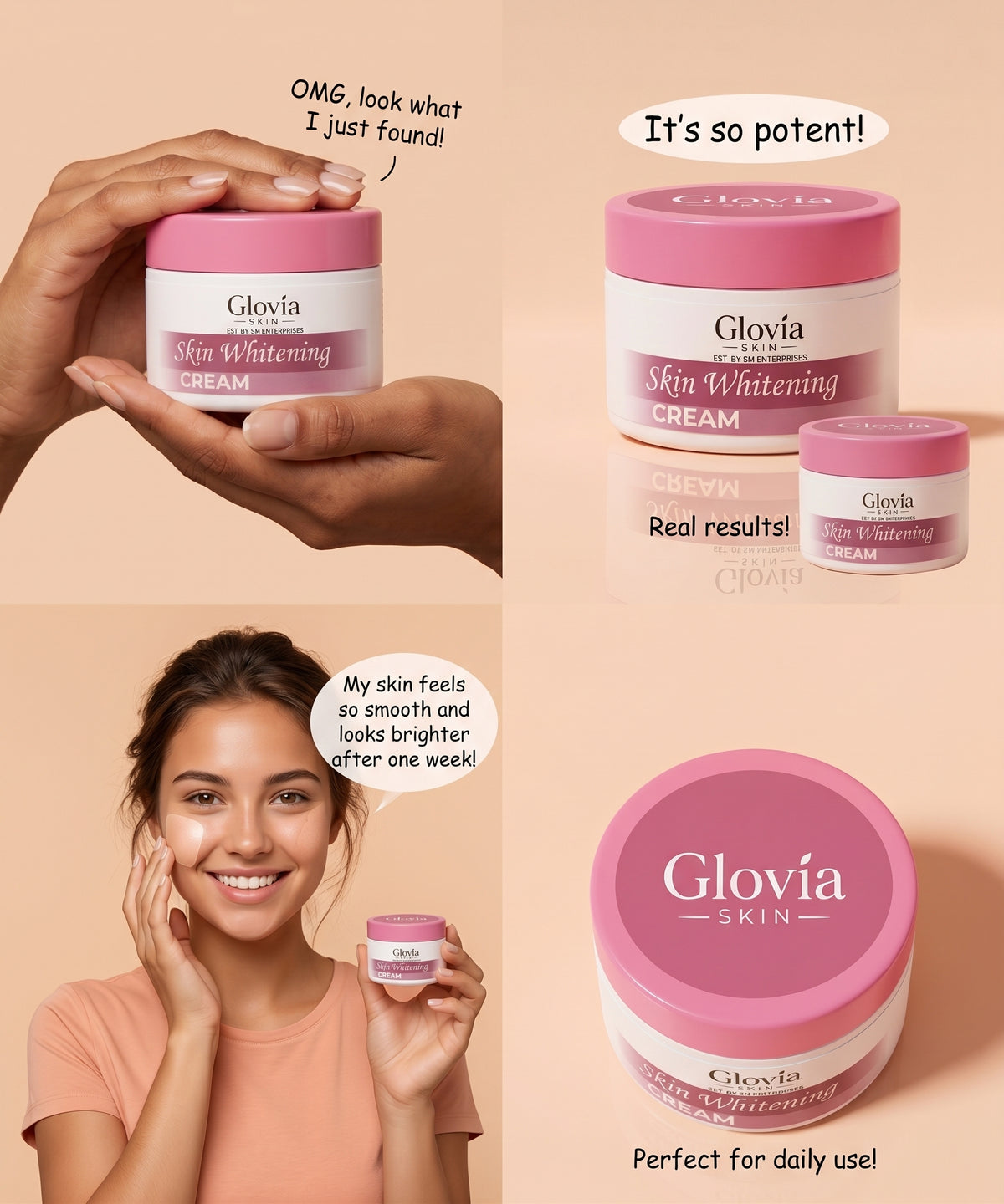 Glovia Skin Whitening Cream