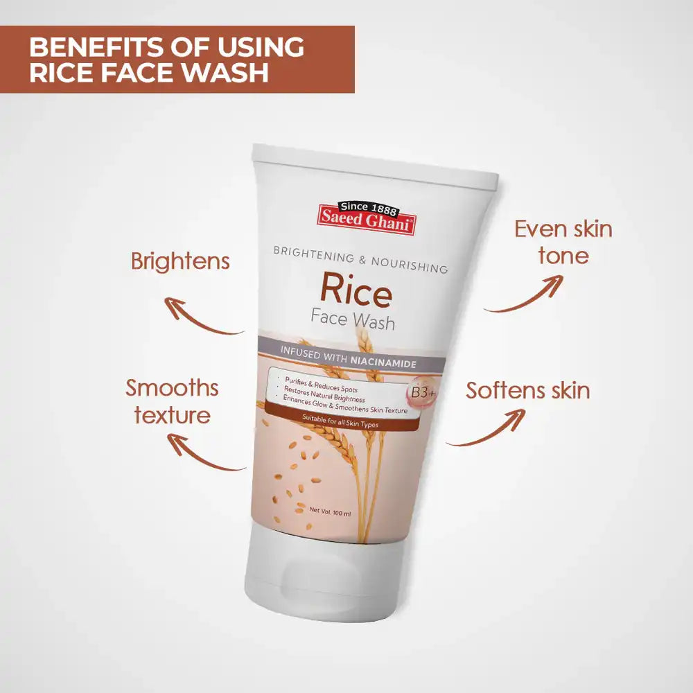 Rice Brightening & Nourishing Face Wash