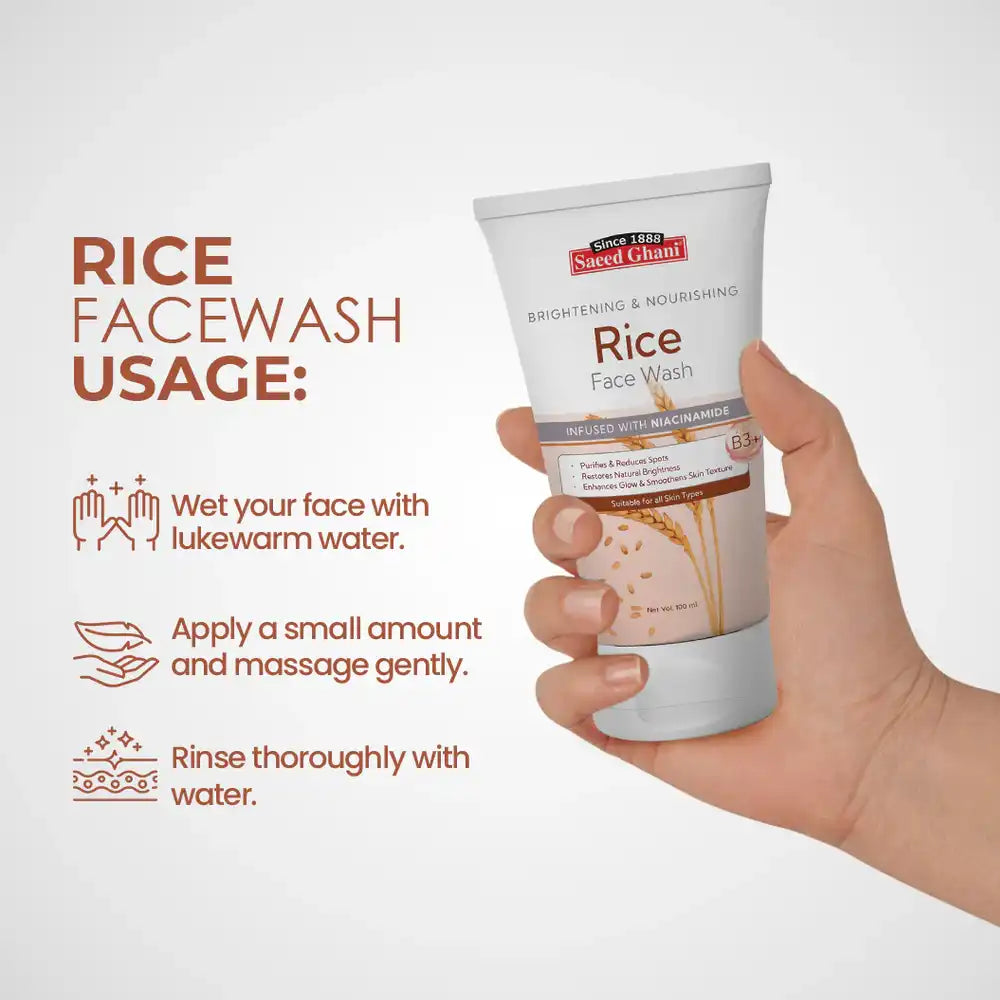 Rice Brightening & Nourishing Face Wash
