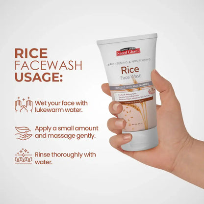 Rice Brightening & Nourishing Face Wash