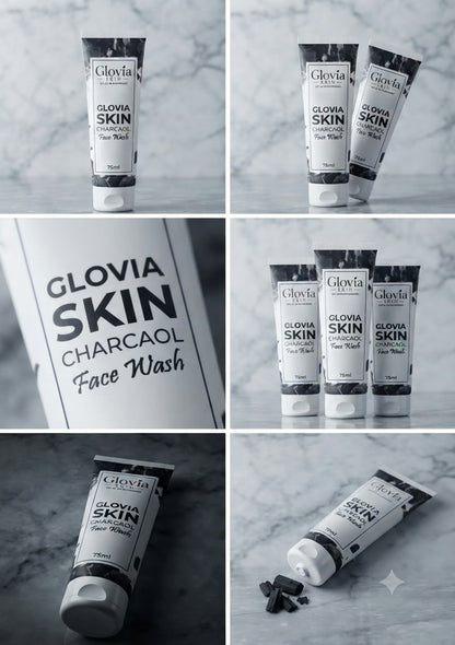 Glovia Skin Charcoal Face Wash