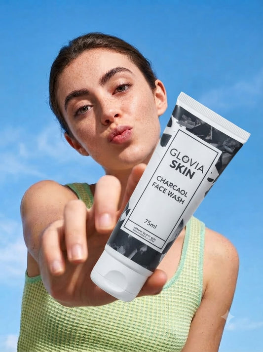 Glovia Skin Charcoal Face Wash